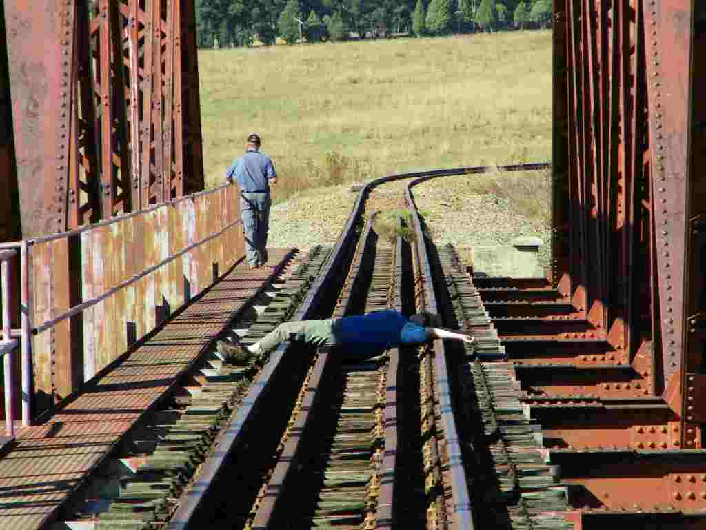 Frankfort railway bridge